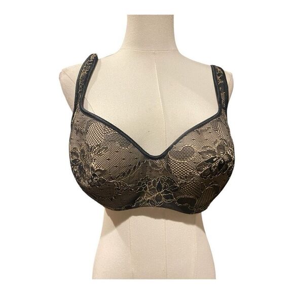Cacique Intimates Lane Bryant Underwire Full Support Coverage Lace Bra 40C - Picture 2 of 7